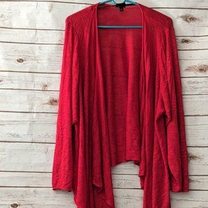 GUC - Torrid - Red Fine Knit Cardigan - Size 30